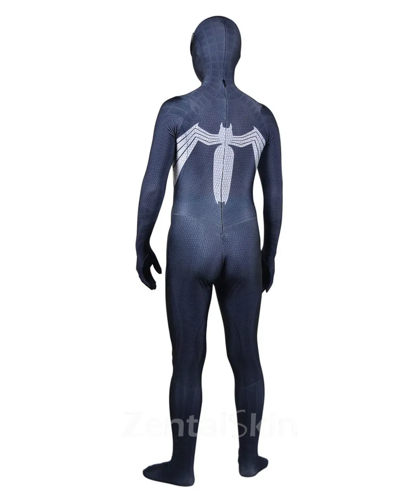 Venom Spiderman Black Venom Symbiote Spider-man Cosplay Zentai Catsuit Skinsuit Second-skin Clothing