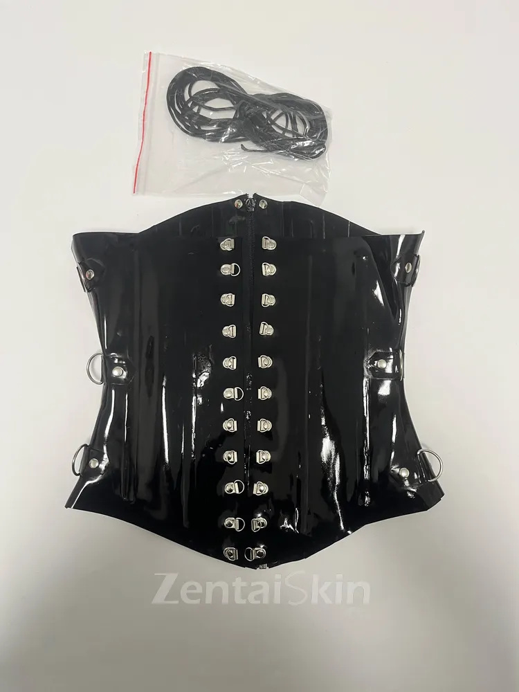 Second Skin Natural Latex Corset Unisex 1mm Thickness Latex Waist Corset