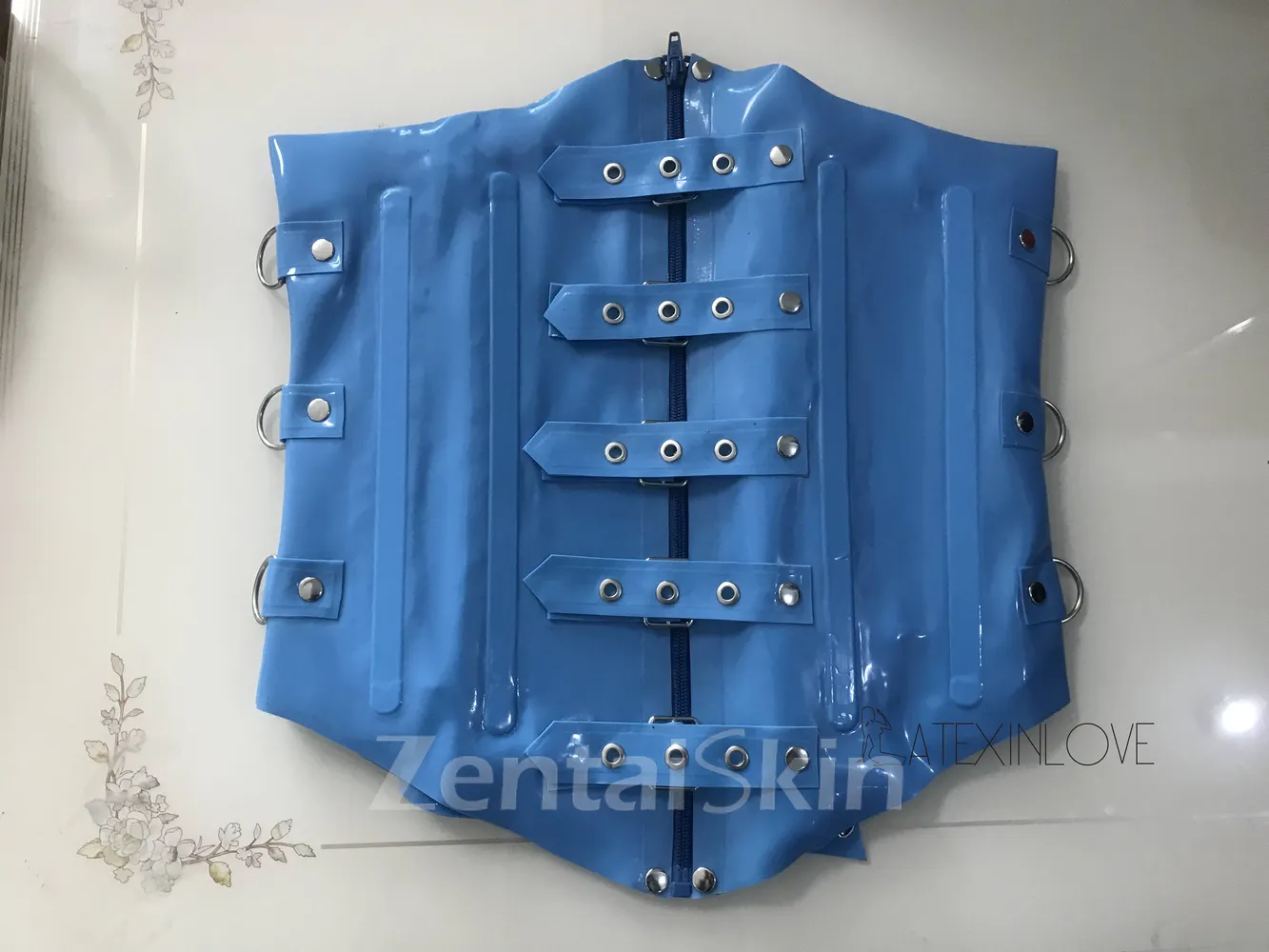 Second Skin Natural Latex Corset Unisex 1mm Thickness Latex Waist Corset