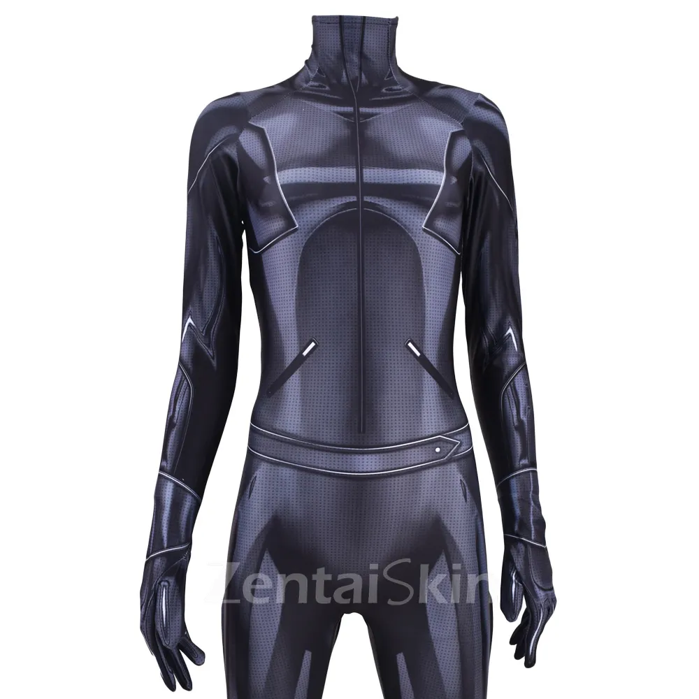 Anime Fantastic Ladybug Black Cat Noll Cosplay Second Skin Full Body Zentai Catsuit Skinsuit