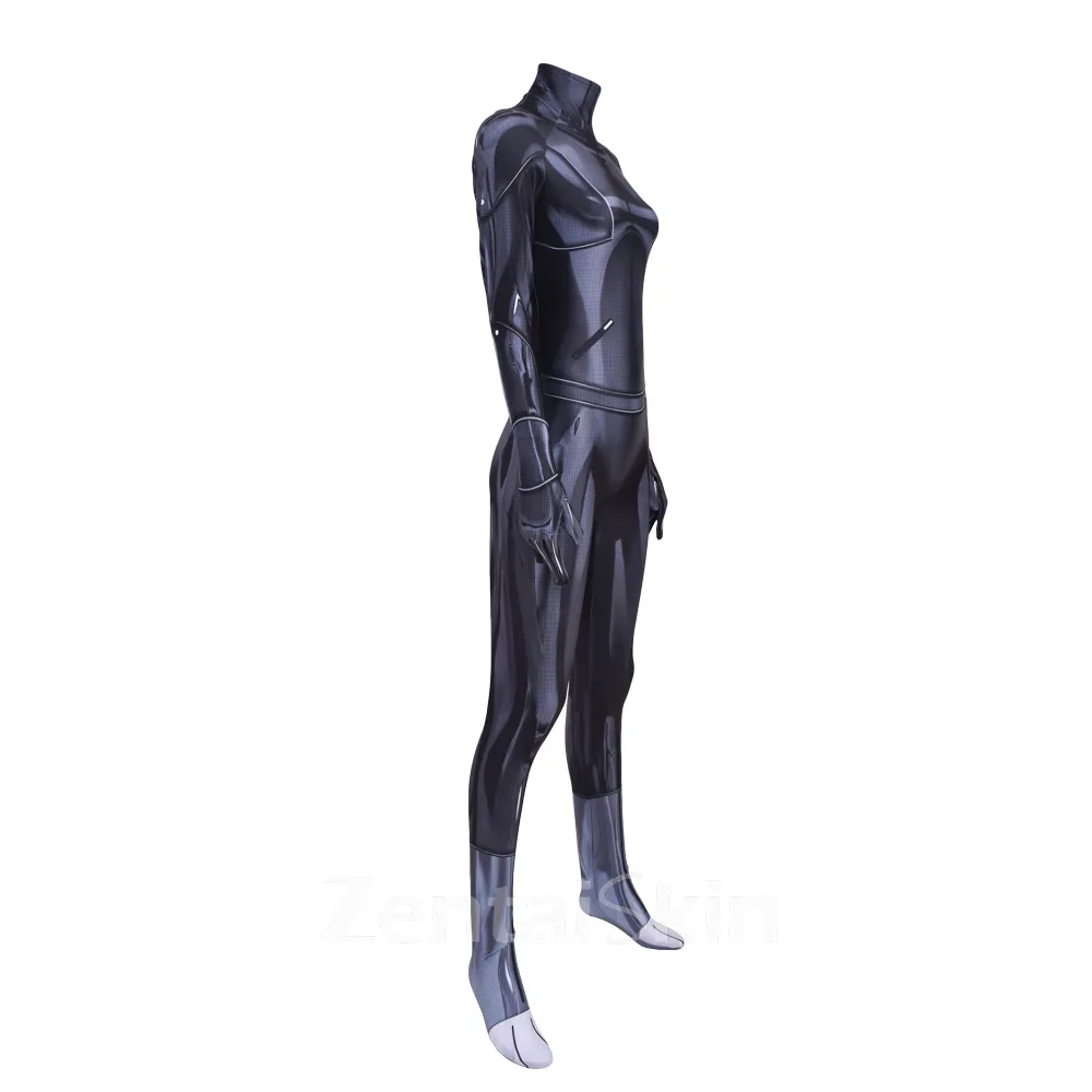 Anime Fantastic Ladybug Black Cat Noll Cosplay Second Skin Full Body Zentai Catsuit Skinsuit