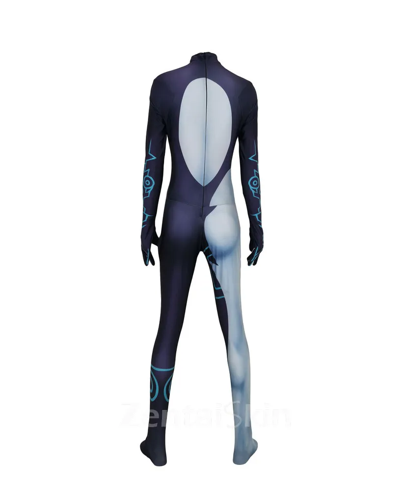 the Legend of Zelda Costume Dusk Princess Midna Cosplay Zentai Catsuit Skinsuit Second-skin Clothing