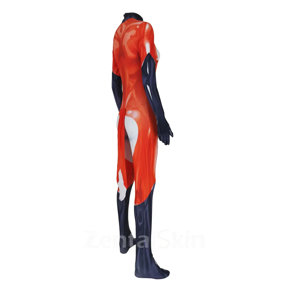 Ladybug Girl Rena Rouge Costume Volpina Jumpsuit Cosplay Zentai Catsuit Skinsuit Second-skin Clothing