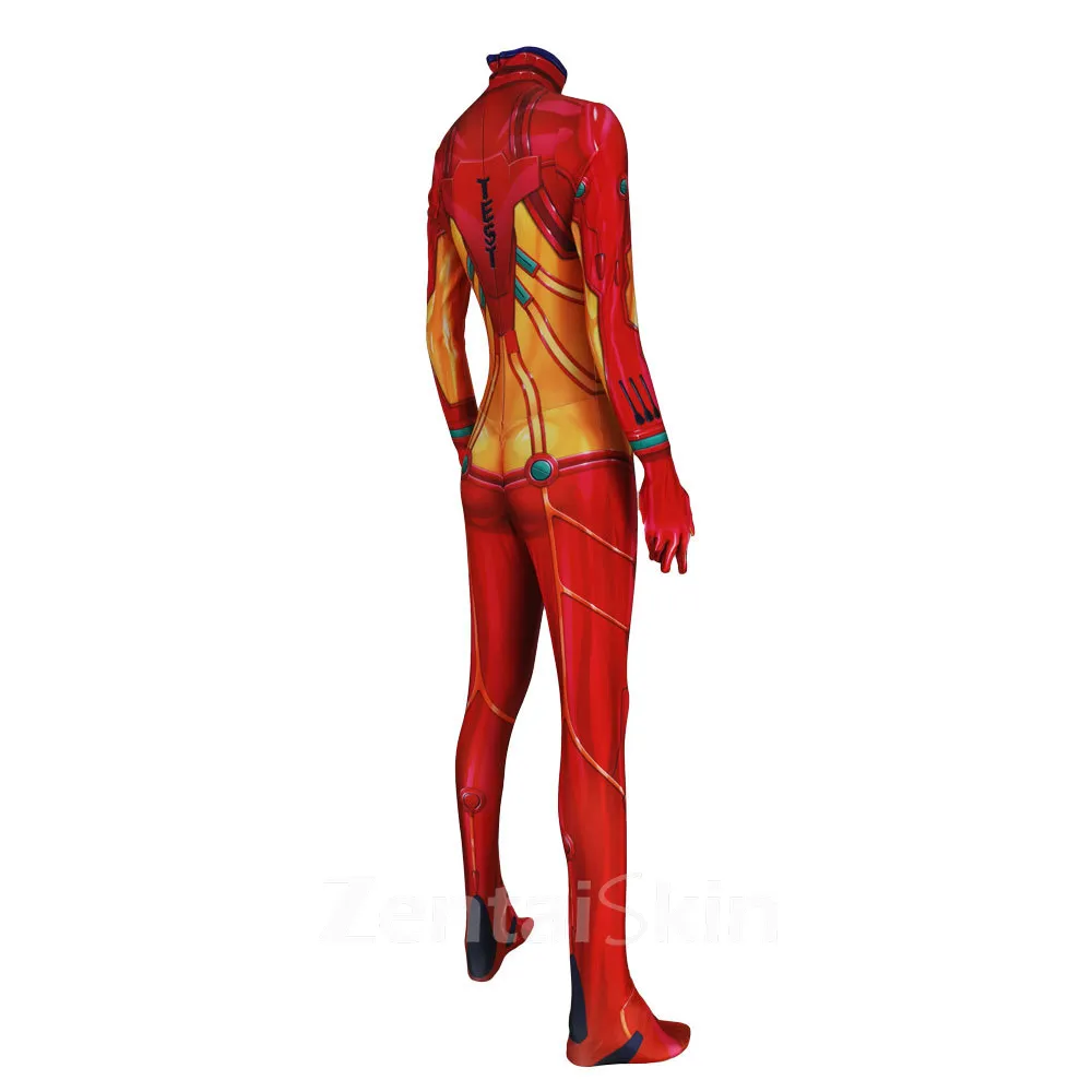 Evangelion Test Combat Suit Cosplay Costume Bodysuit Halloween Zentai Catsuit Skinsuit Second-skin Clothing