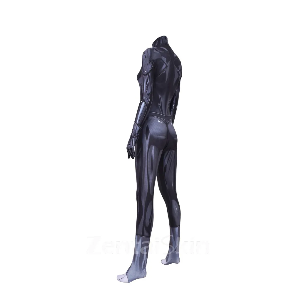 Anime Fantastic Ladybug Black Cat Noll Cosplay Second Skin Full Body Zentai Catsuit Skinsuit