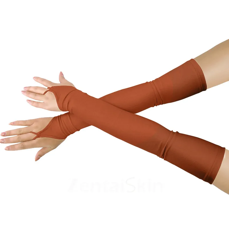 Second Skin Solid Color Gloves Lycra Pandex Gloves