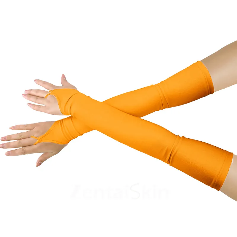 Second Skin Solid Color Gloves Lycra Pandex Gloves