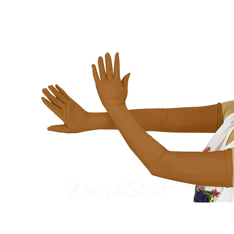 Second Skin Long-sleeved Gloves Lycra Spandex Gloves