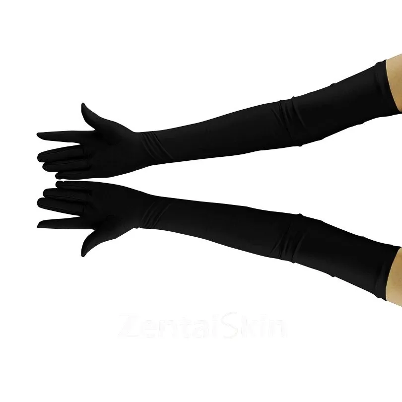 Second Skin Long-sleeved Gloves Lycra Spandex Gloves
