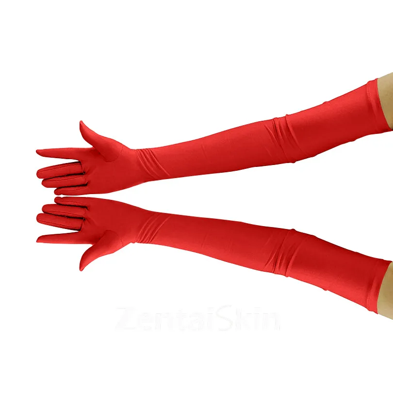 Second Skin Long-sleeved Gloves Lycra Spandex Gloves