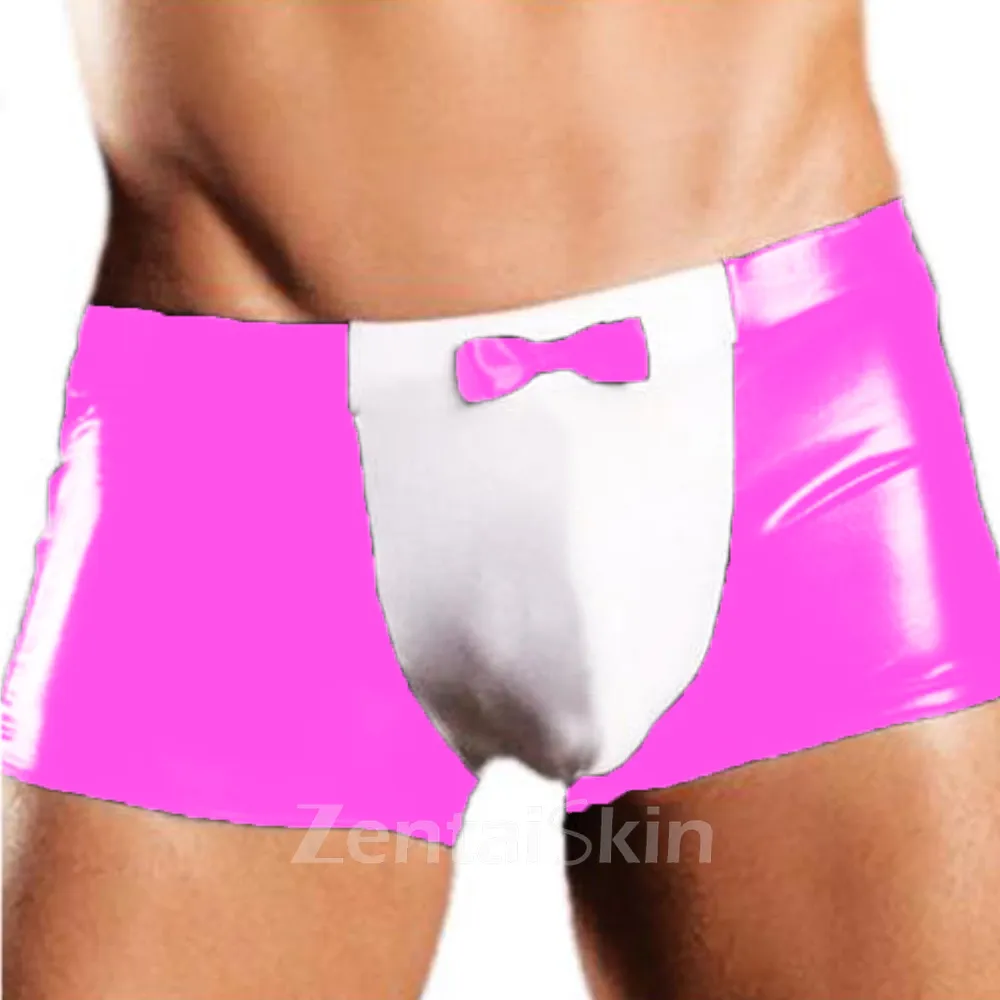 Second Skin Men Bow Tie Briefs Stretchy Male Underpants Elastic Shorts Panties