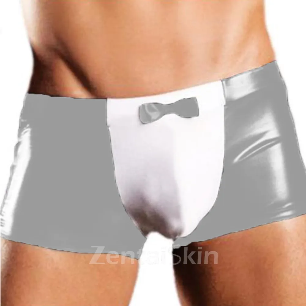 Second Skin Men Bow Tie Briefs Stretchy Male Underpants Elastic Shorts Panties