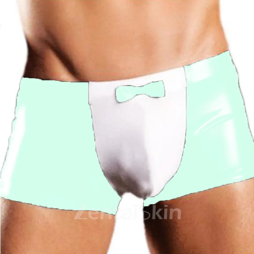 Second Skin Men Bow Tie Briefs Stretchy Male Underpants Elastic Shorts Panties
