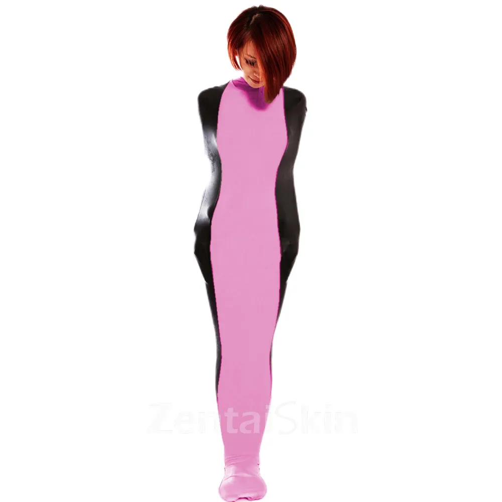 Wetlook Unitard PVC Bondage Sack Wet Look Skinsuit Shiny Sleeping bag Catsuits Stitching Catsuitsuit Costumes Adults Gametoys Cosplay Zentai Second-skin Costume
