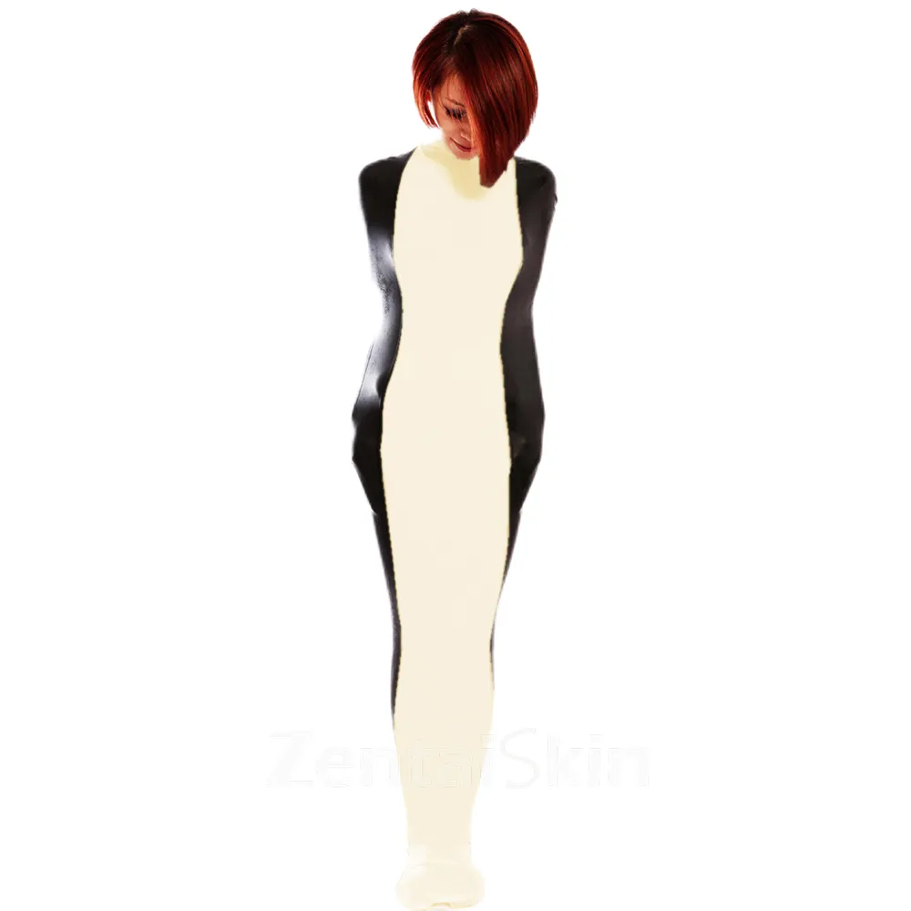 Wetlook Unitard PVC Bondage Sack Wet Look Skinsuit Shiny Sleeping bag Catsuits Stitching Catsuitsuit Costumes Adults Gametoys Cosplay Zentai Second-skin Costume