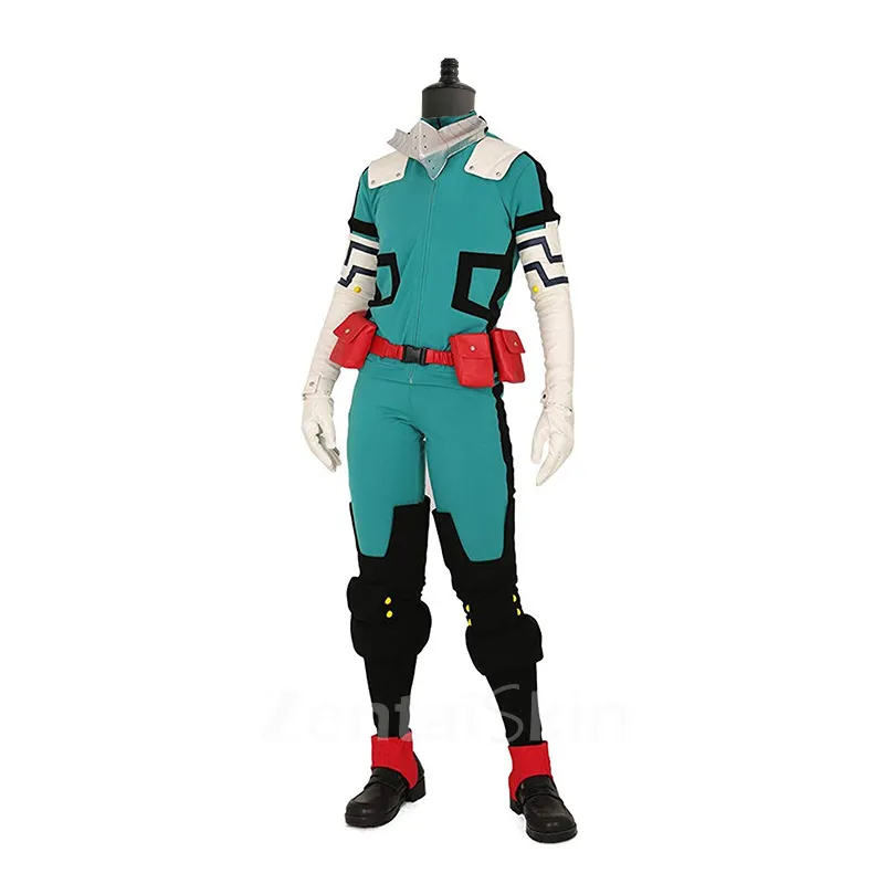 Second Skin Supply My Hero Academia Midoriya Idehisa Cosplay Zentai Costume Midoriya Idehisa Battle Costume Cosplay Zentai Costume
