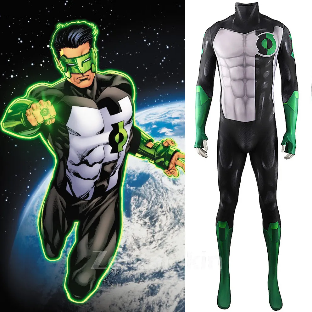 Second Skin Kyle Rayner Cos Show Costumes Cosplay Zentai Costume