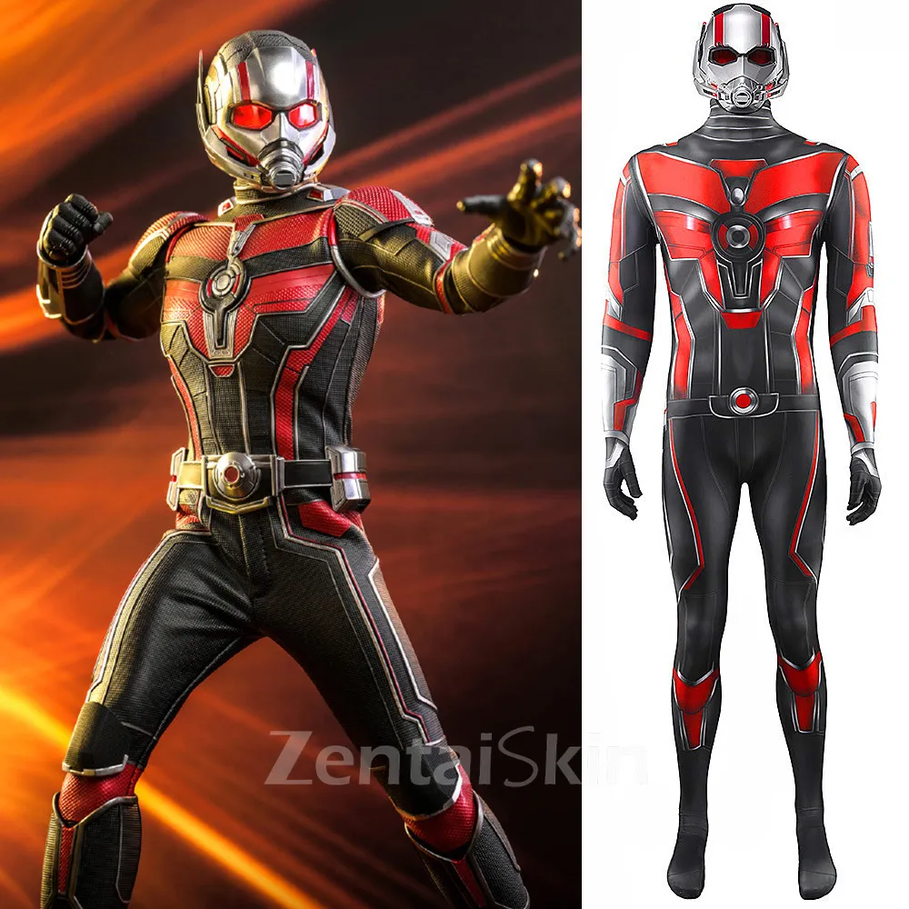 Zentai Second Skin Ant-man 3 Fashion Ant-man Costumes Cosplayant-man and the Wasp Quantumania
