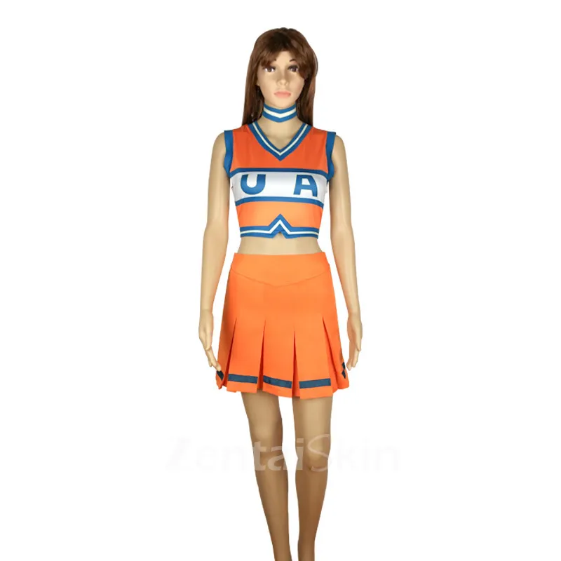 Second Skin My Hero Train Cheerleading Costume Cosplay Zentai Anime My Hero Academia Cheerleading Cosplay Zentai Costume