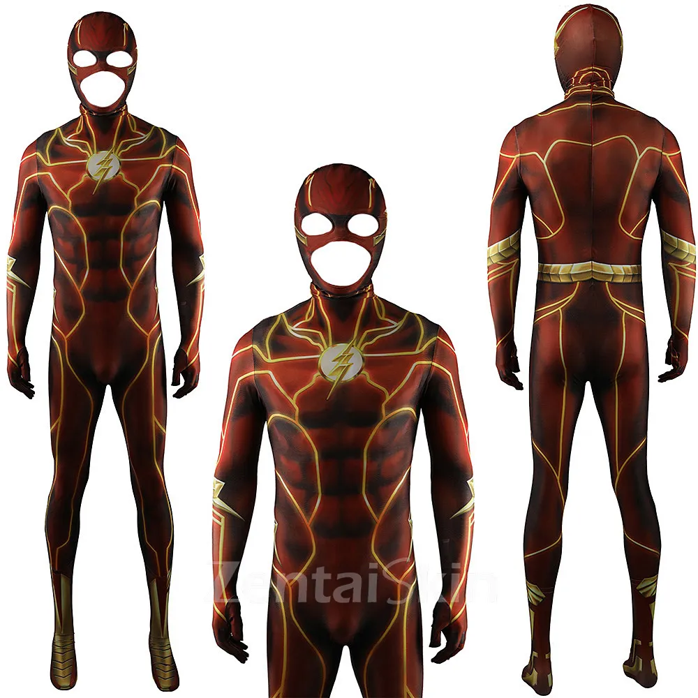 Second Skin the Flash 2023 the Flash Costume Cosplay Zentai Anime Costume