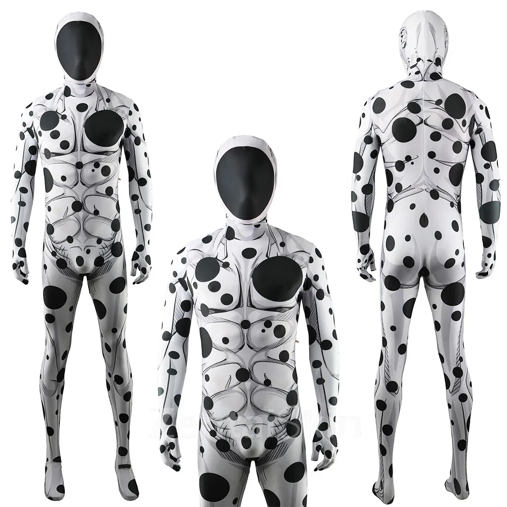 Second Skin Cosmic Villain Spots Cosplay Zentai Costumes Show Costumes One-pieces