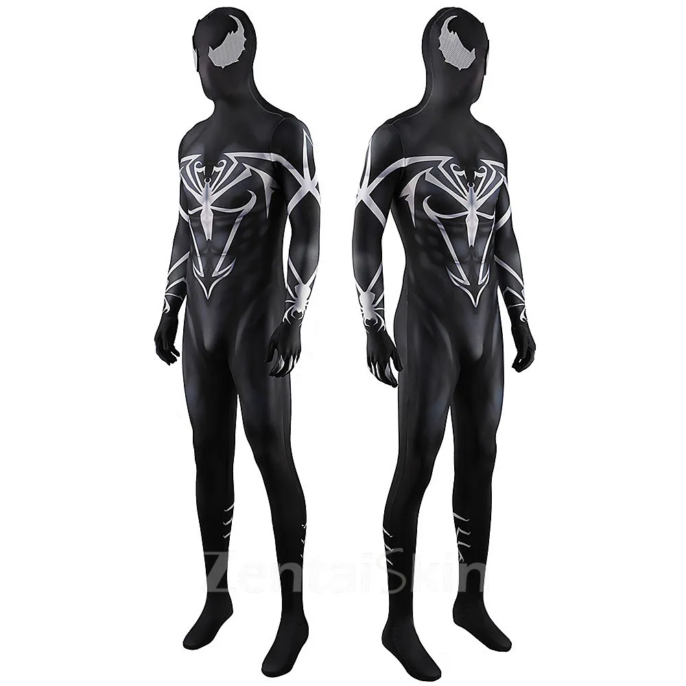 Second Skin Spider-man Ultimate Symbiote Cosplay Zentai Costume