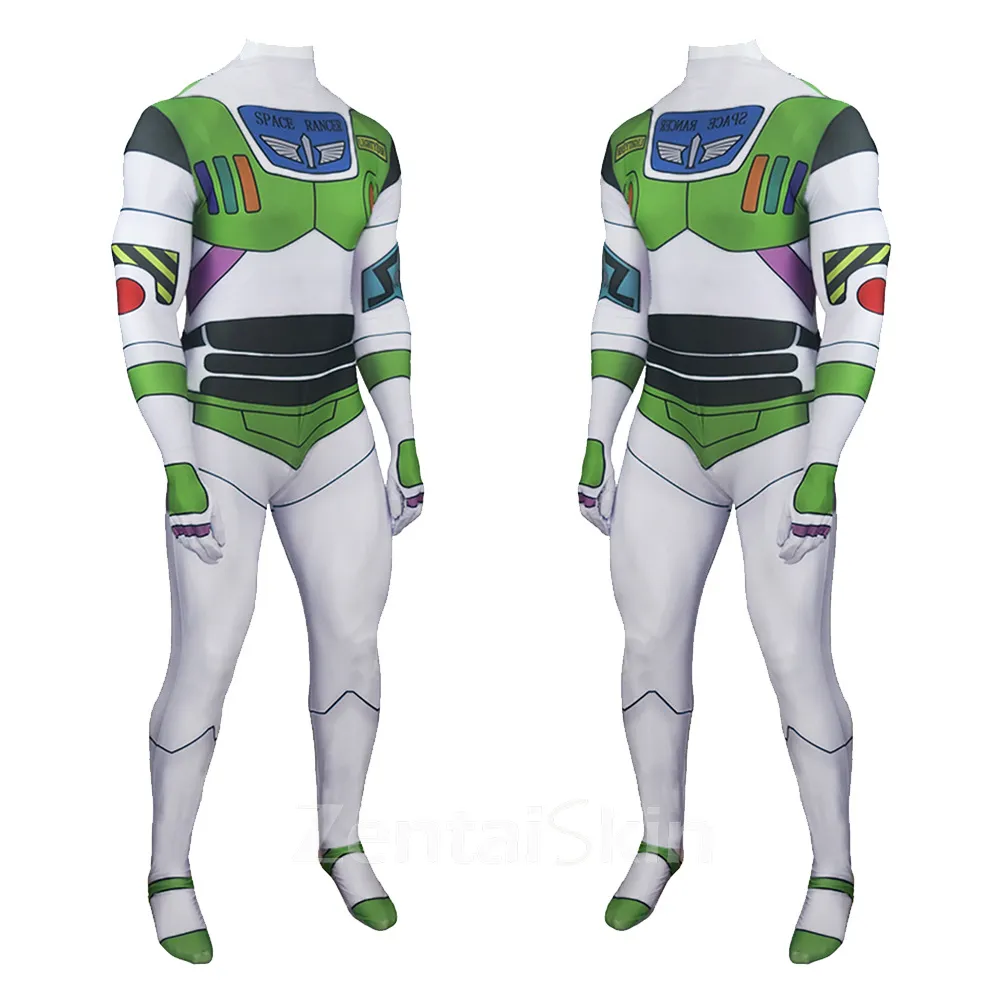 Second Skin Buzz Lightyear Anime Cosplay Zentai Cosplay Costume Stage Costumes Halloween Cosplay Zentai Show Costumes