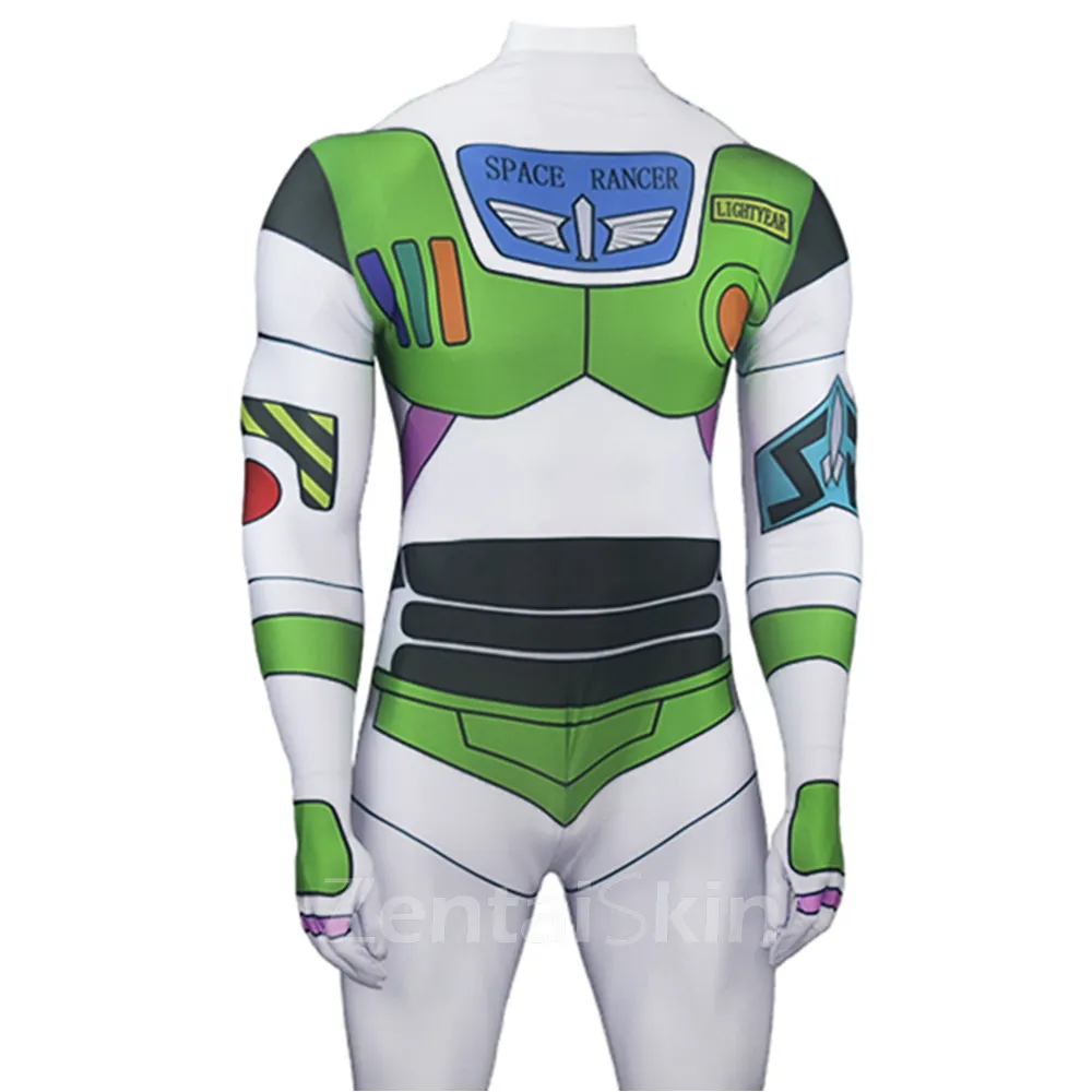 Second Skin Buzz Lightyear Anime Cosplay Zentai Cosplay Costume Stage Costumes Halloween Cosplay Zentai Show Costumes