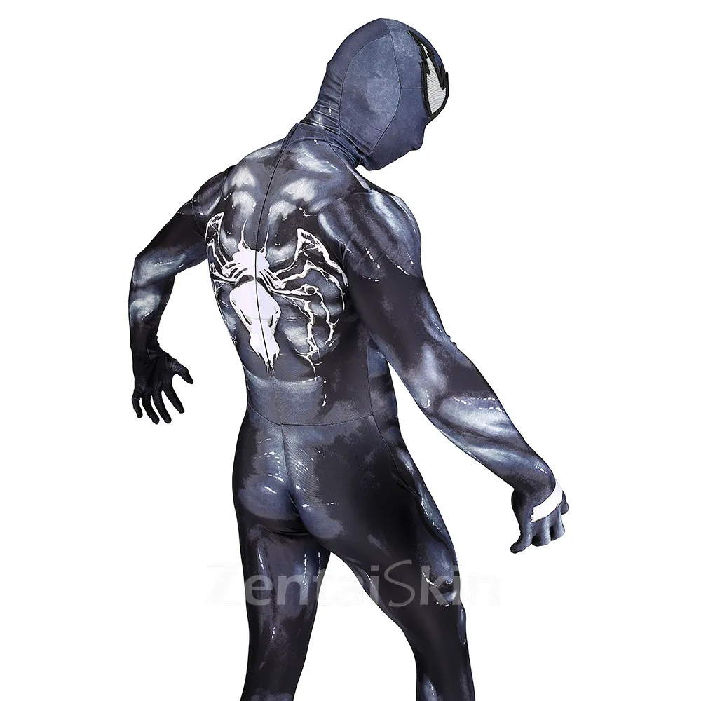 Second Skin Venom Costume Venom Halloween Tights Cosplay Zentai Halloween Stage Cosplay Zentai Costumes