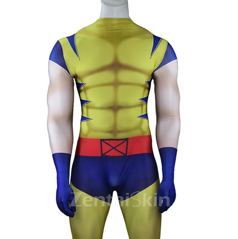 Second Skin Comic Book Hero Wolverine Costumes Show Costumes Stage Costumes Anime Cosplay Zentai Cosplay Costume