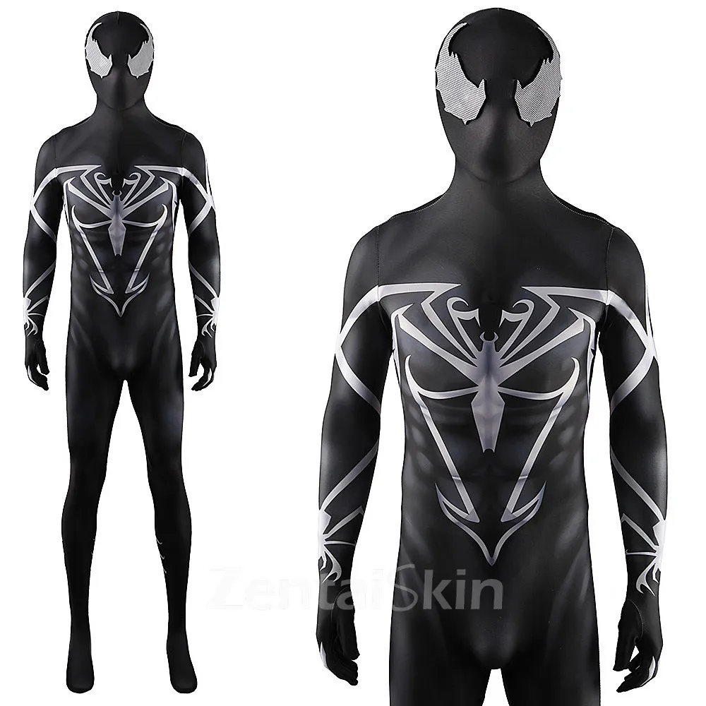 Second Skin Spider-man Ultimate Symbiote Cosplay Zentai Costume