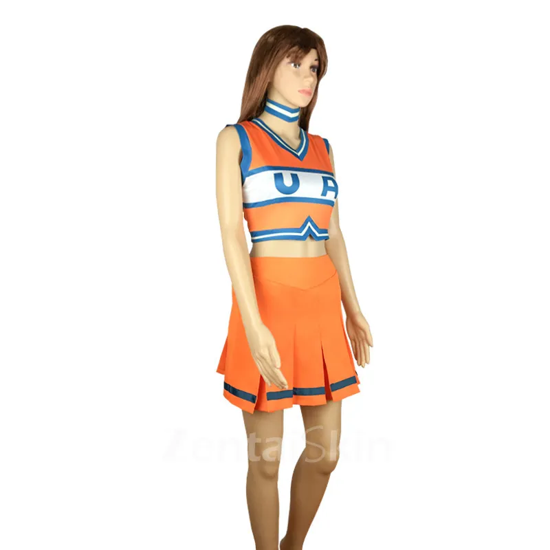 Second Skin My Hero Train Cheerleading Costume Cosplay Zentai Anime My Hero Academia Cheerleading Cosplay Zentai Costume