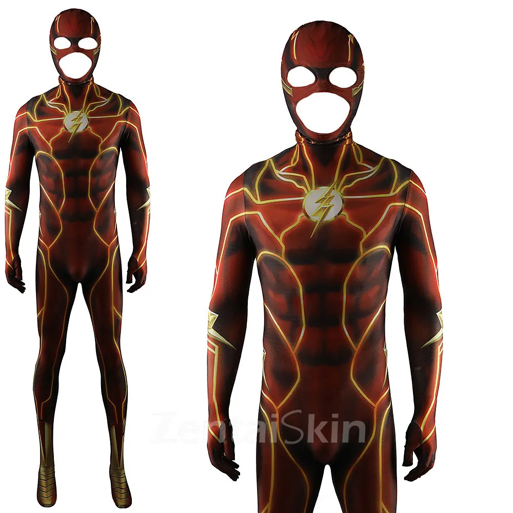 Second Skin the Flash 2023 the Flash Costume Cosplay Zentai Anime Costume