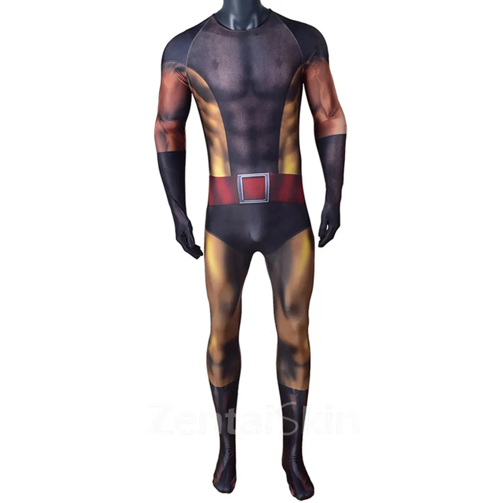 Second Skin Comic Book Hero Wolverine Costumes Show Costumes Stage Costumes Anime Cosplay Zentai Cosplay Costume