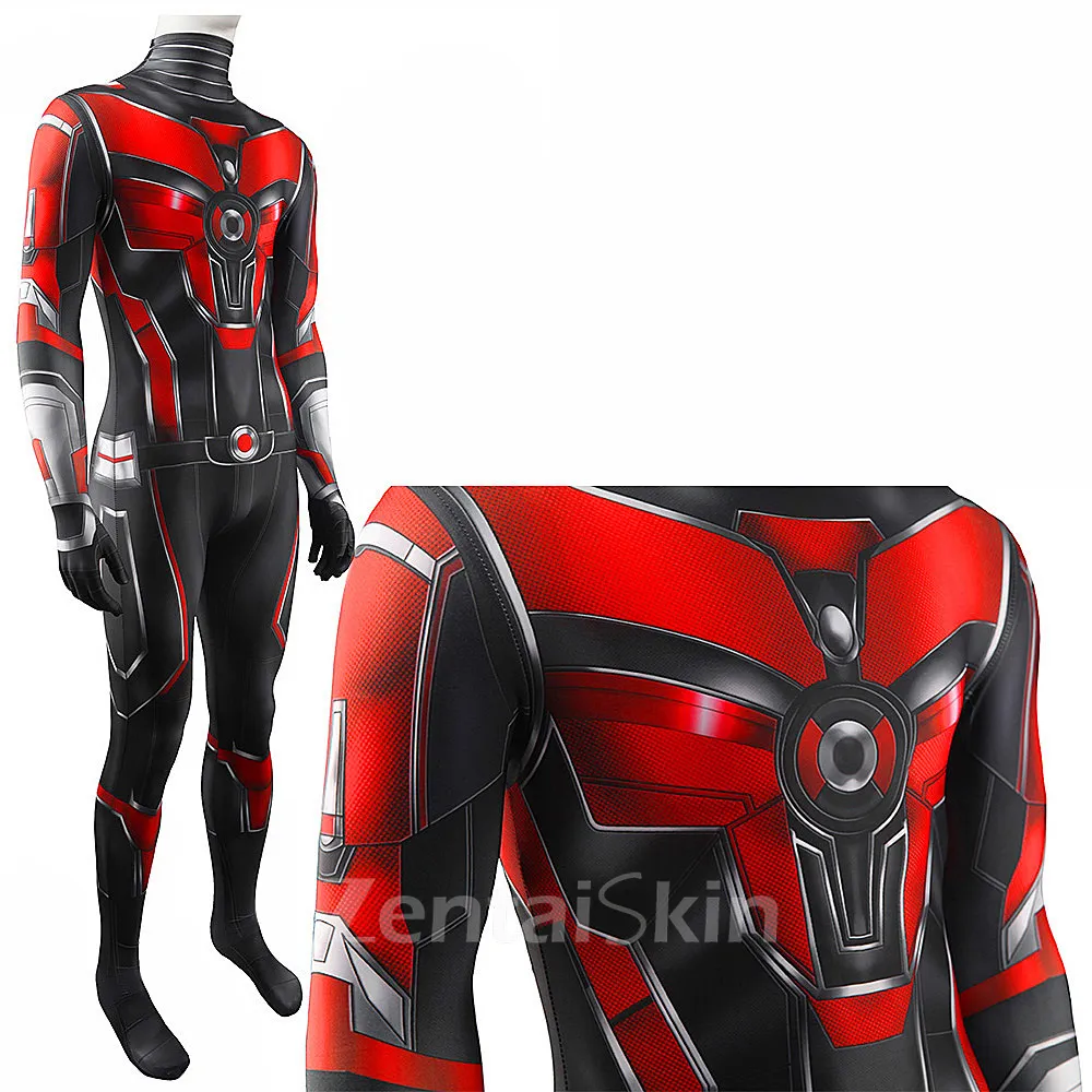 Zentai Second Skin Ant-man 3 Fashion Ant-man Costumes Cosplayant-man and the Wasp Quantumania