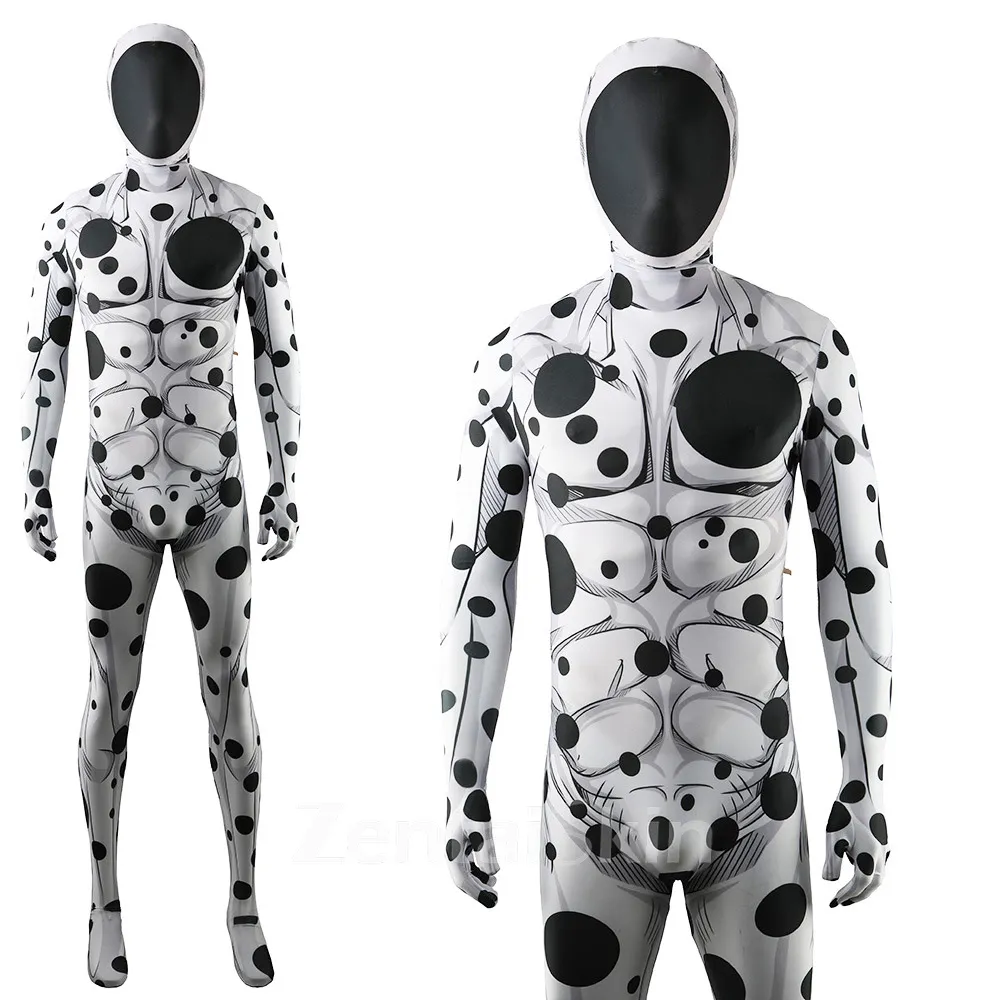 Second Skin Cosmic Villain Spots Cosplay Zentai Costumes Show Costumes One-pieces