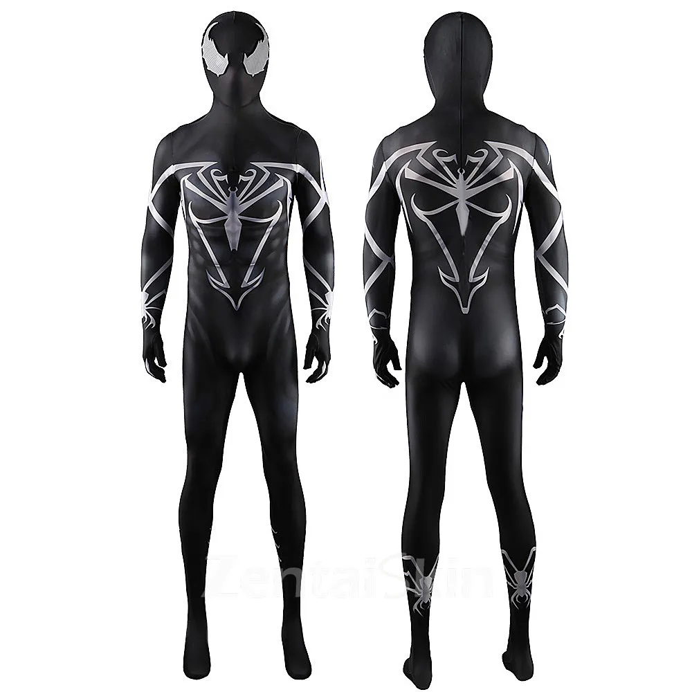 Second Skin Spider-man Ultimate Symbiote Cosplay Zentai Costume