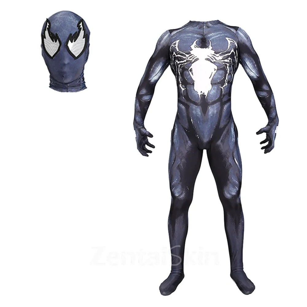 Second Skin Venom Costume Venom Halloween Tights Cosplay Zentai Halloween Stage Cosplay Zentai Costumes