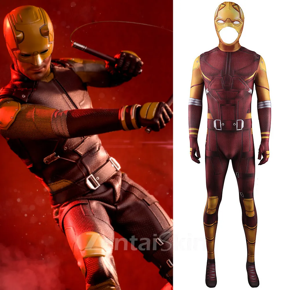 Second Skin Daredevil Cosplay Zentai Show Costumes Cosplay Zentai Costume