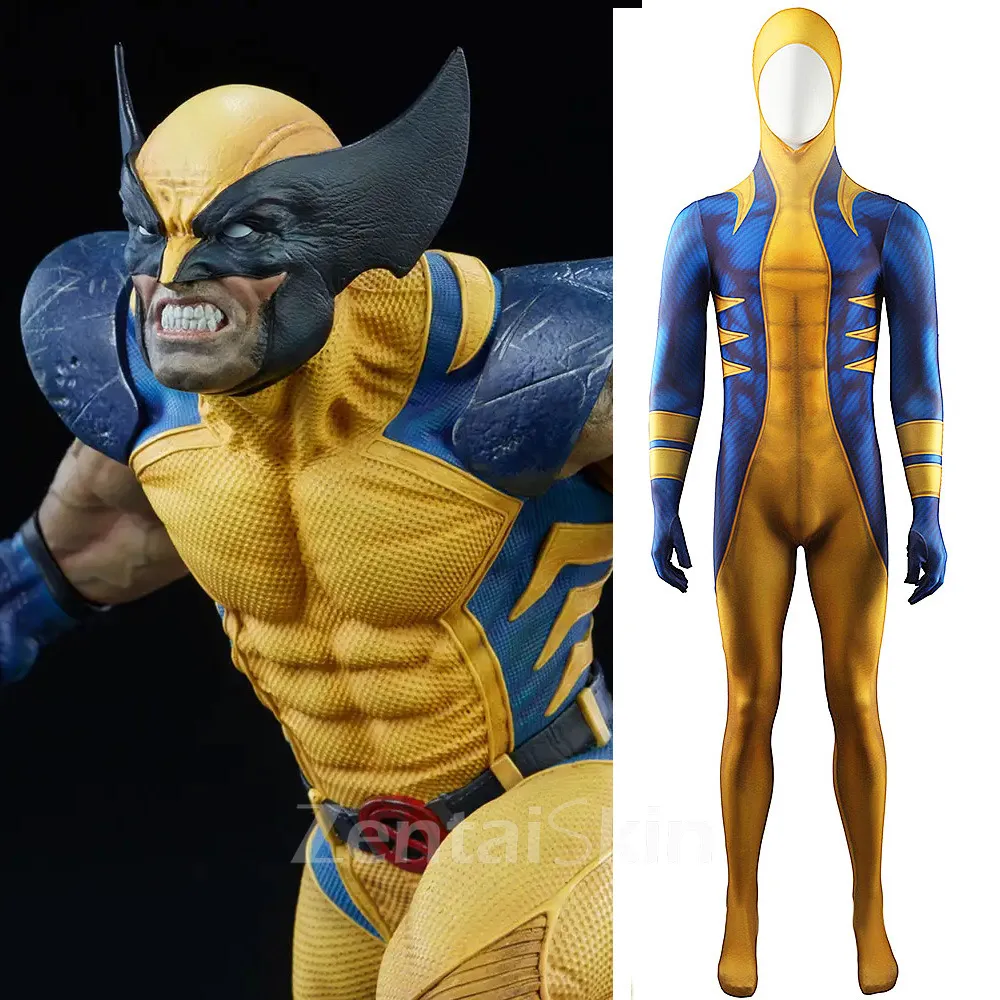 Second Skin X-men Wolverine Sideshow Wolverine Cosplay Zentai Costume