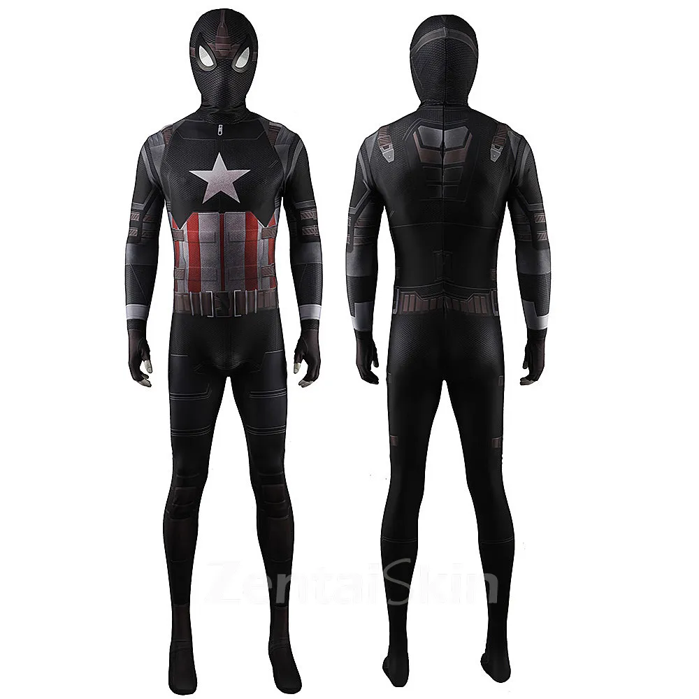 Zentai Second Skin Hero Expedition Stealth Suit Captain America Stealth Set Captainamerica