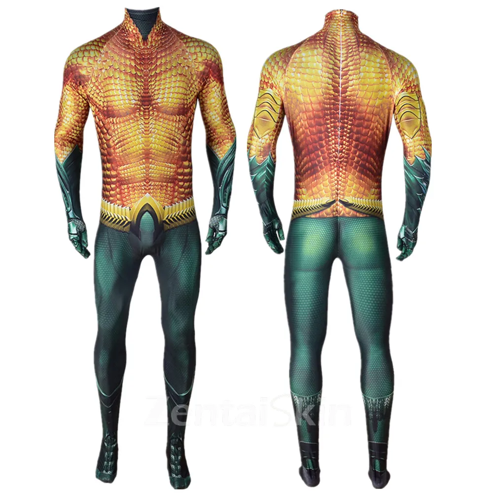 Second Skin Aquaman Costume Aquaman Cosplay Zentai Cosplay Stage Costumes