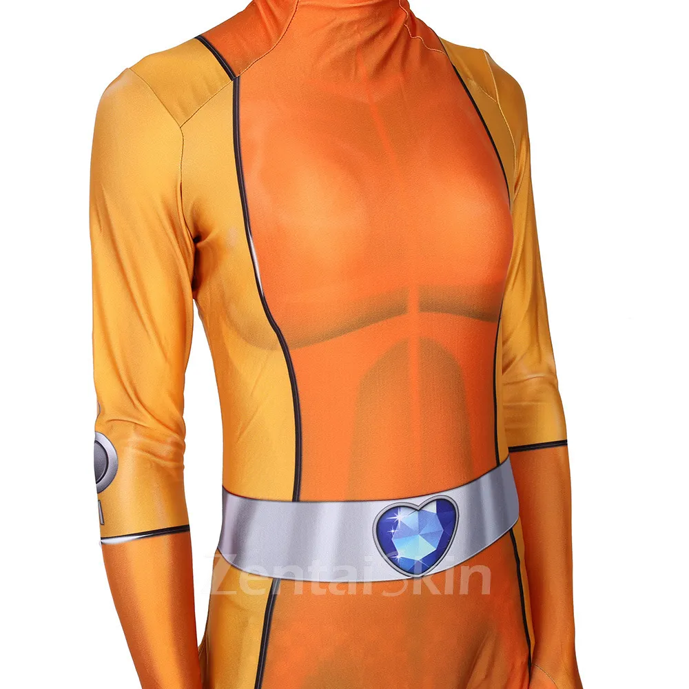 Second Skin Totally Spies Anime Girl Agent Group Mandy One-piece Cosplay Zentai Cosplay Costume