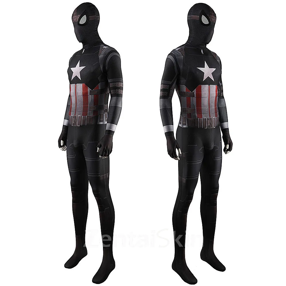 Zentai Second Skin Hero Expedition Stealth Suit Captain America Stealth Set Captainamerica
