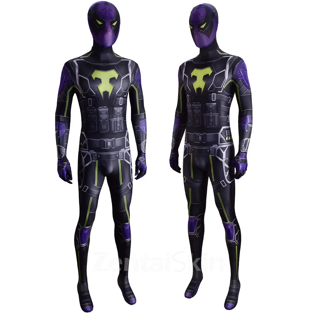 Second Skin Games: PS5 Cosplay Zentai Costume Halloween Anime Costumes Cosplay Zentai All Inclusive Tights Cosplay Zentai Costumes