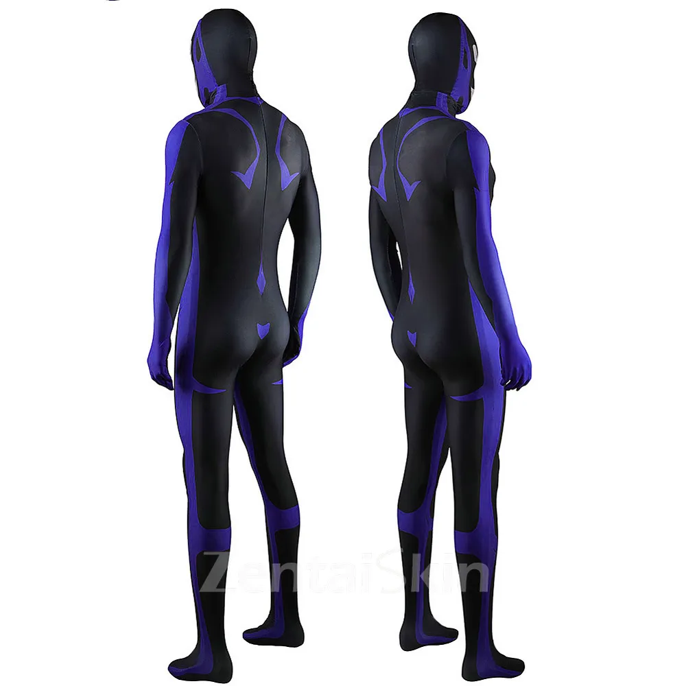 Second Skin Conan Men in Black Cosplay Zentai Costume Male Name Detective Conan Prisoner Mr. Ze Cospaly Costume Costume