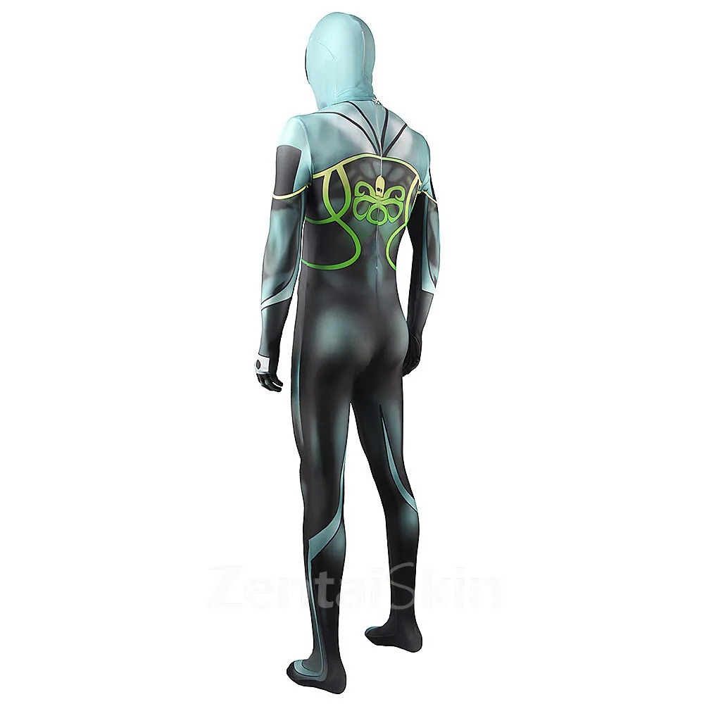 Second Skin Dr. Octopus Otto Gunther Halloween Cosplay Zentai Costume Bodysuit