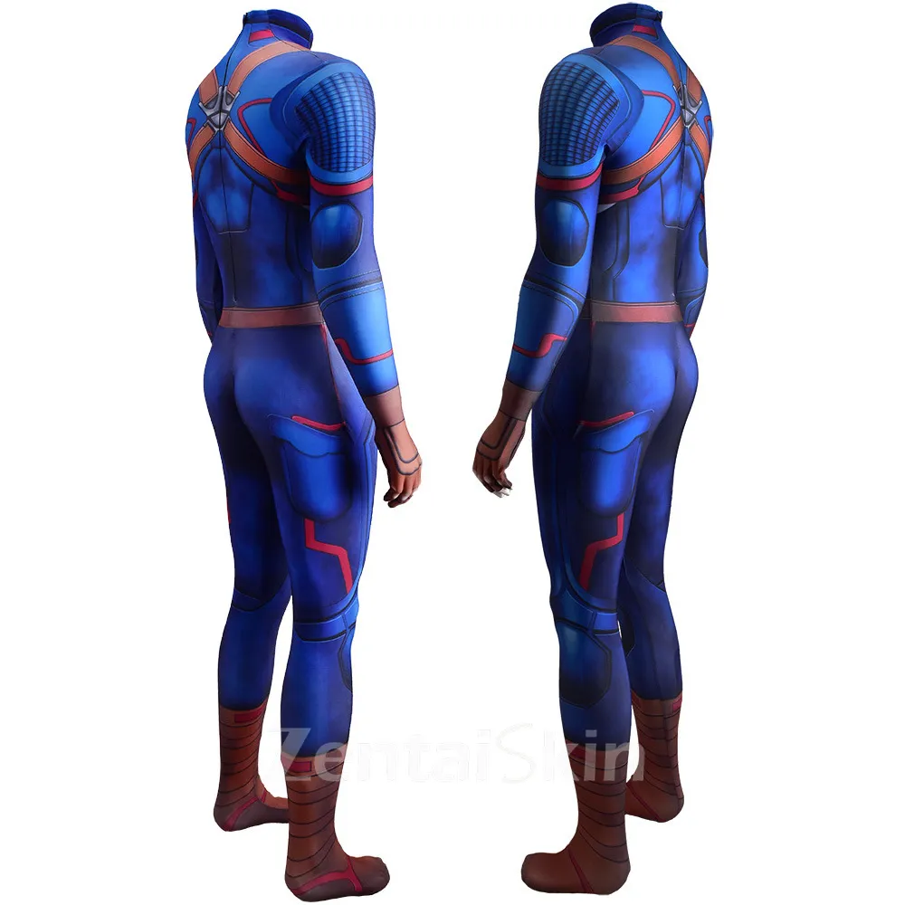 Captain America Costumes Cosplay Zentai Skin Suit Comic-con Stage Show Costumes