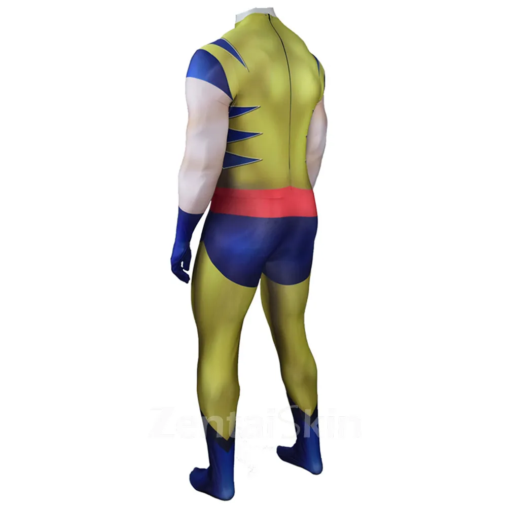 Second Skin Comic Hero Wolverine Tights Cosplay Zentai Halloween Costume