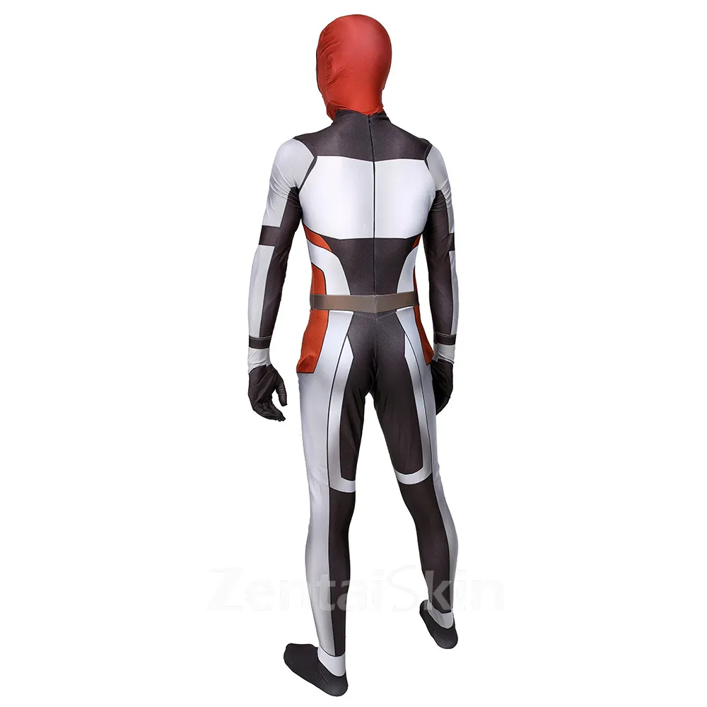 Second Skin Deadpool Cosplay Zentai Costume Deadpool One-piece Tights Halloween Cosplay Zentai Cosplay Costume